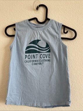 Kids' Light Blue Logo Tank Top